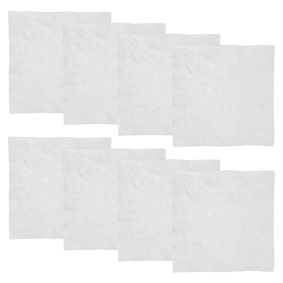 Uonlytech 8Pcs White Indoor Plant Pot Liner Mat with Drainage and Water Absorption Features