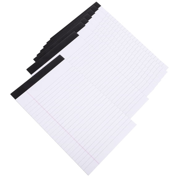 Uonlytech Tearable White A5 Notepads Smooth Paper for Office Notes 8Pcs