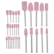 Uonlytech Abrasive Mounted Point Set Multi Ceramic for Mould Metal Polishing 100Pcs
