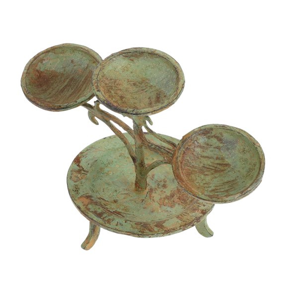 Uonlytech Balance Scales Sculpture Decor Metal Candelabra with Rustic Alloy Craft Finish