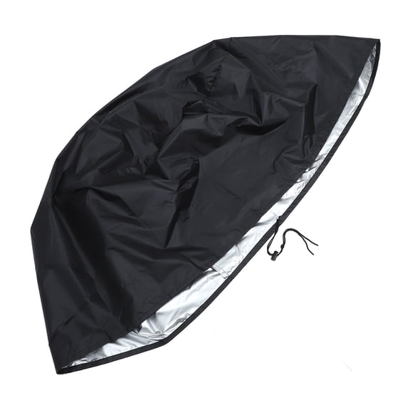Uonlytech Barbecue Fire Pit Cover Waterproof Outdoor Stove Protector Black 1Set