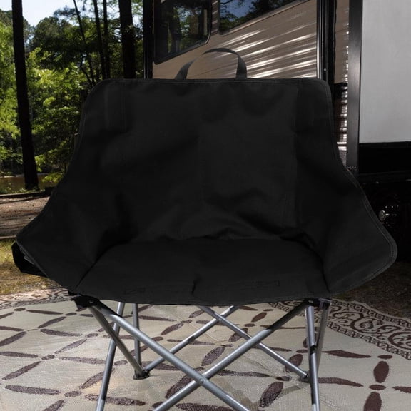 Uonlytech Black Chair Replacement Fabric for Folding and Table Chairs Breathable and Quick Dry