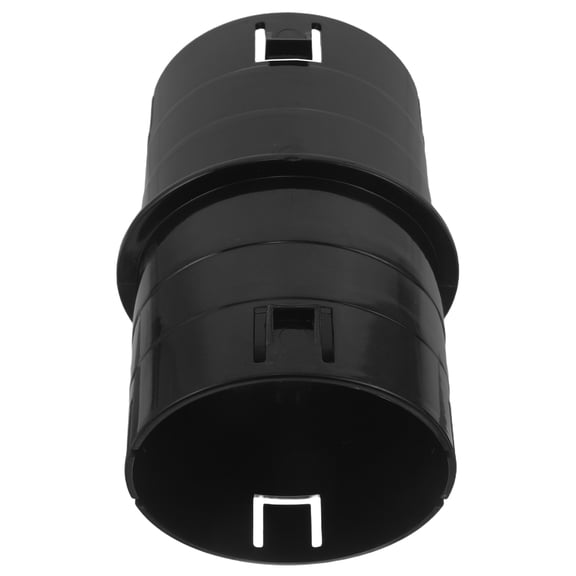 Uonlytech Black Plastic Corrugated Pipe Coupler for Watertight Yard Drainage