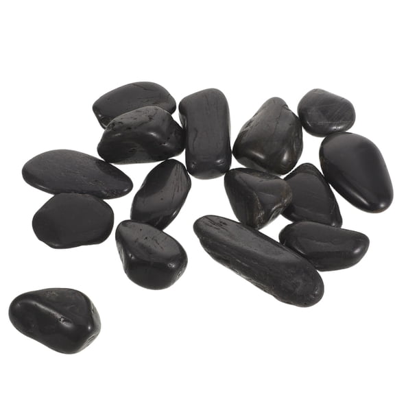 Uonlytech Black Natural River Stone Cooking Stone for Steak with Heat Retention and Even Heat Distribution