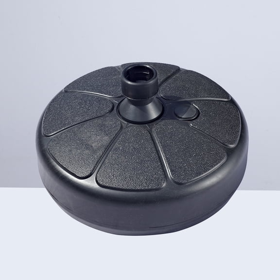 Uonlytech Durable Black Umbrella Stand for Outside Use Water Filled Parasol Holder