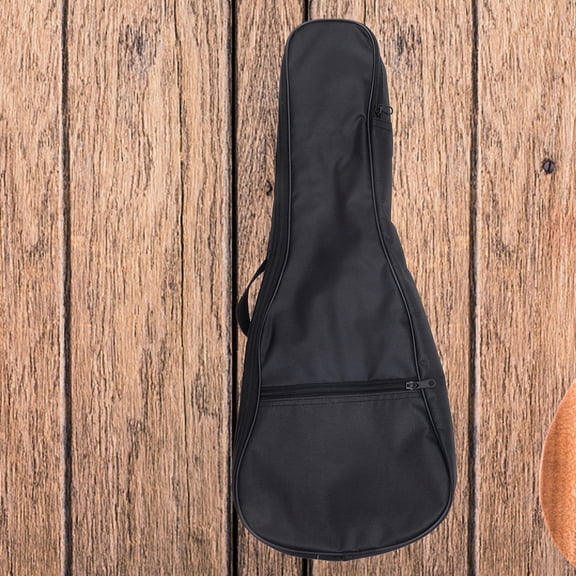 Uonlytech Black Ukulele Storage Bag Thick Padded Carrying Case for Ukulele Mandolin and Guitar Instruments