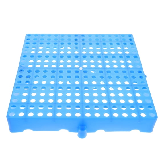 Uonlytech Blue Plastic Warehouse Pallets with Moisture Protection and Ventilation for Indoor Storage