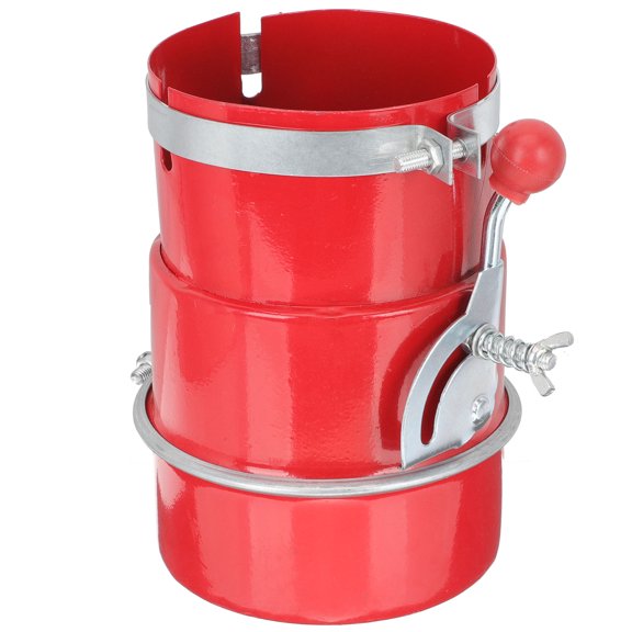 Uonlytech Clamp on Red Exhaust Spark Arrestor for Car with Fireproof Valve Control