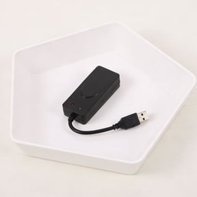 Uonlytech Compact Black USB Modem with Dual USB Ports for Home Use, High Performance Data and Fax Connectivity