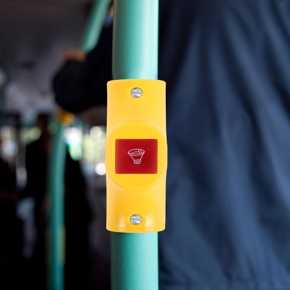 Uonlytech Compact Bus Doorbell Button with Loud Chime for Passenger Stop Requests