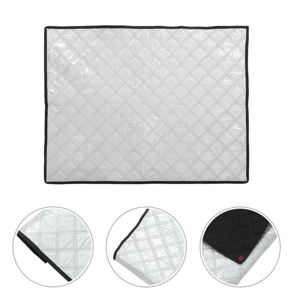Uonlytech Compact Freezer Protector Aluminum Foil Sunshade Cloth Easy Installation for Hot Weather 1Pcs