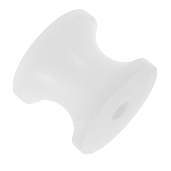 Uonlytech Compact White Nylon Anchor Roller for Boats Space Saving Marine Hardware Anchor Pulley
