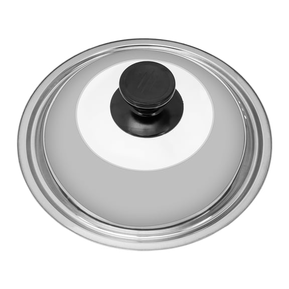 Uonlytech Cooking Aid Wok Cover Pan Lid Stainless Steel 1Pack