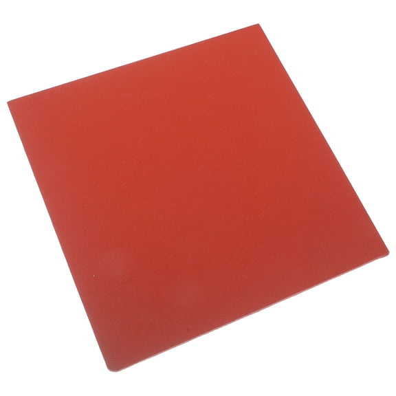 Uonlytech Dark Red Silicone Heat Transfer Mat with Heat Resistance and Flexible Portable Design