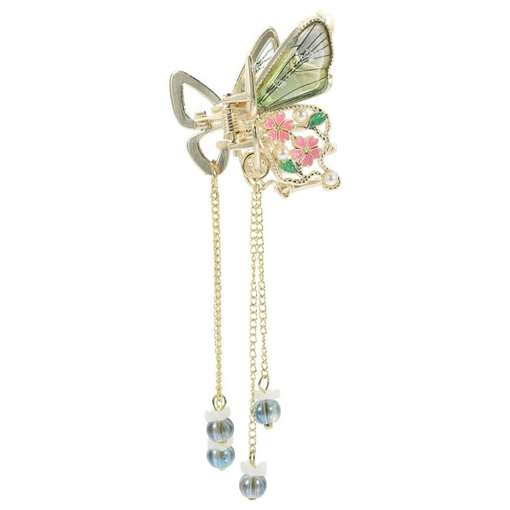 Uonlytech Decorative Hair Claw Clips Butterfly Hair Clip Elegant Alloy 1 Piece
