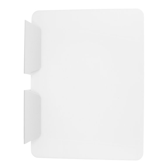 Uonlytech Desk Privacy Panel White Acrylic Desktop Divider Screen Freestanding and Easy to Clean