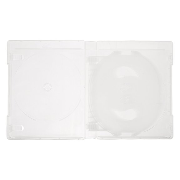 Uonlytech Durable Plastic Storage Case for Music and Movie Cds with Transparent Design