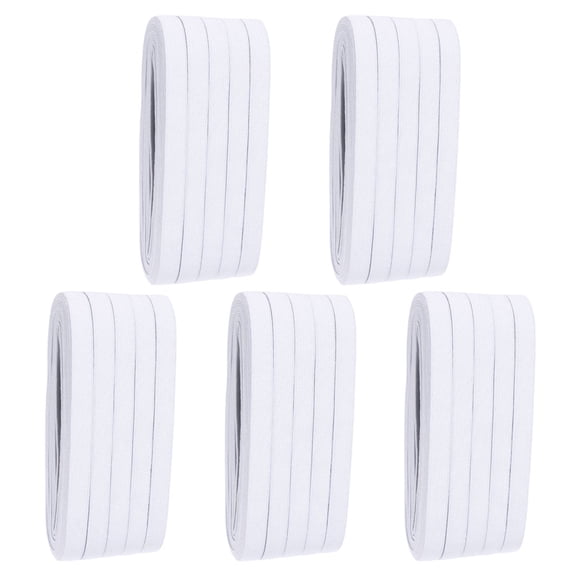 Uonlytech Heavy Stretch Elastic Roll White Premium Polyester Elastic Strap for Sewing Craftwork