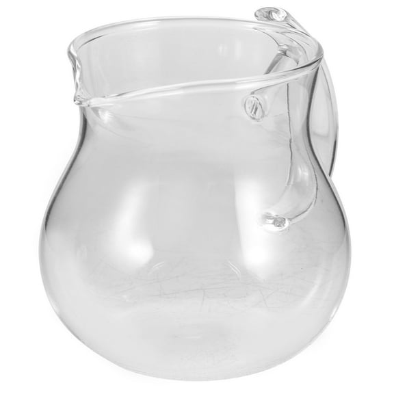 Uonlytech Clear Glass Tea Pitcher for Home Beverage Dispensing and Serving