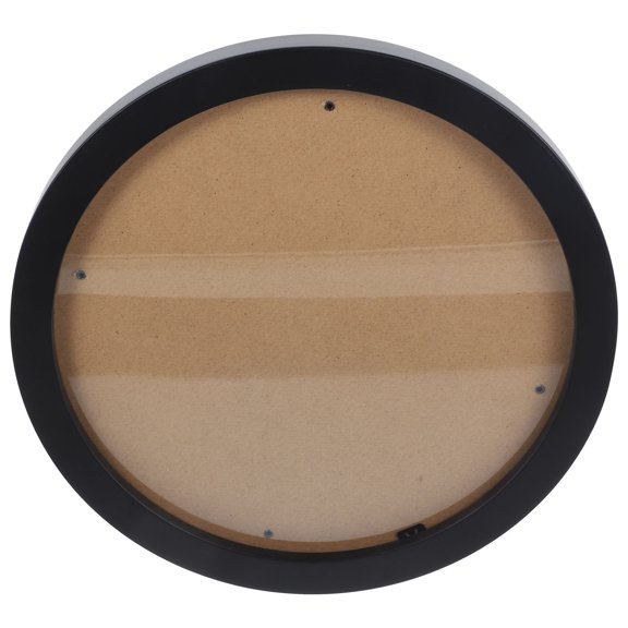 Uonlytech Black Resin Embroidery Hoop Frame for Cross Display, Circular Photo Holder for Craft and Needlework