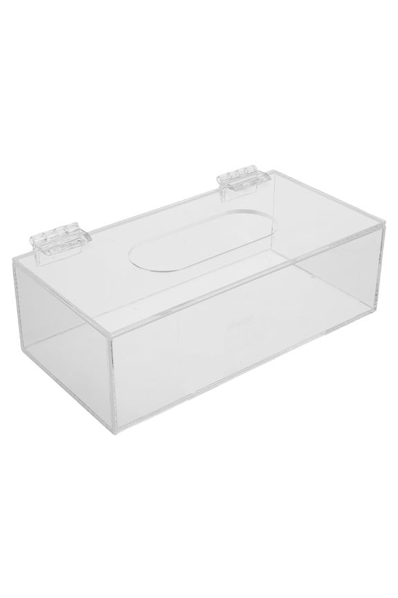 Face Mask Holder Box with Flip Top Design for Easy Singlehanded Access