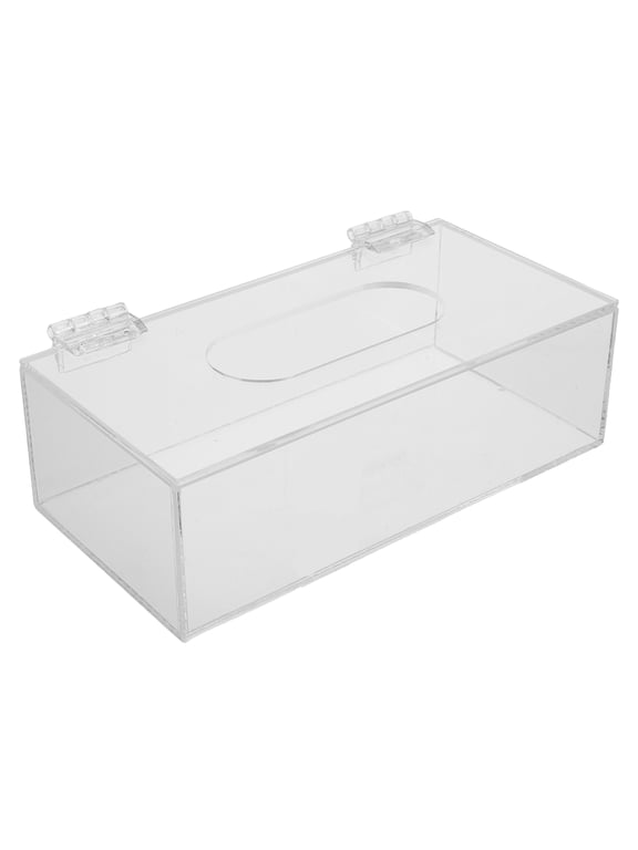 Face Mask Holder Box with Flip Top Design for Easy Singlehanded Access
