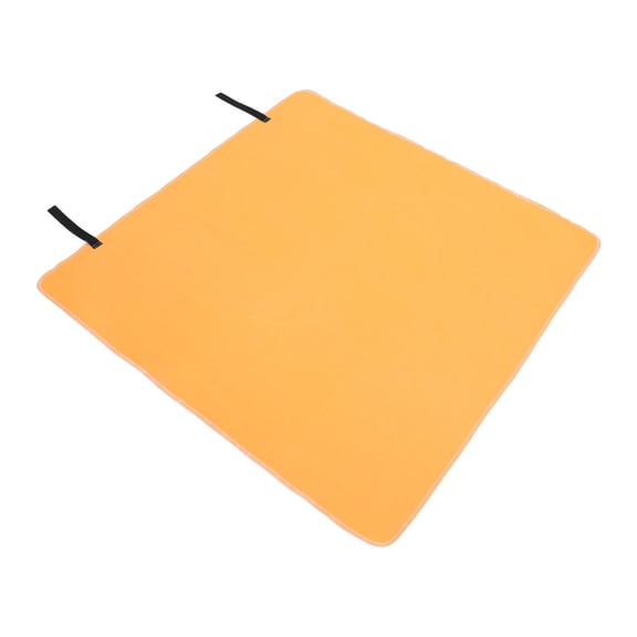 Uonlytech Fireproof Fire Blanket for Outdoor Camping Home and Kitchen Use Yellow Fiberglass Material