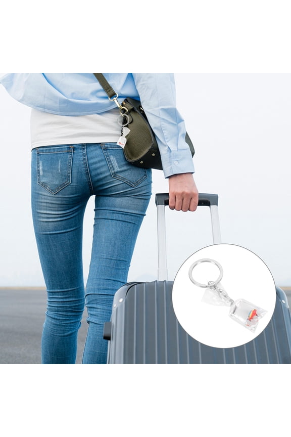 Fish Key Holder Key Chain Resin Transparent 1Set Organize Keys Women