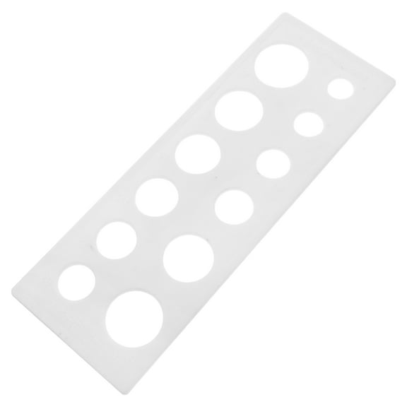 Uonlytech Fruit Measuring Ruler for Classifying Fruits in Farms White 1Set