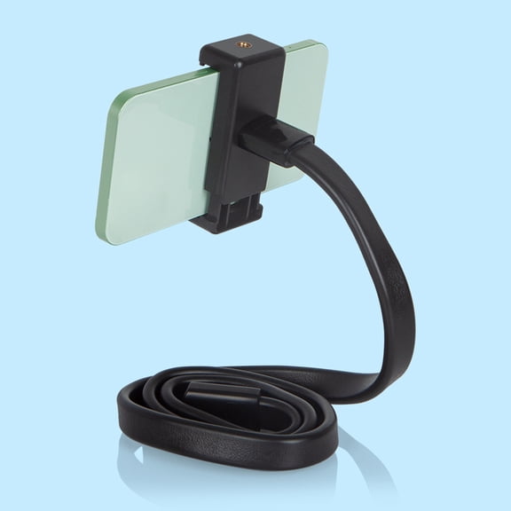 Uonlytech Black Bendable Phone Stand for Home Office Bedroom Flexible Universal Phone Holder