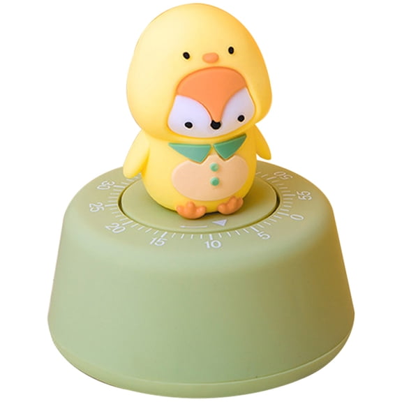 Uonlytech Green ABS Kitchen Timer Cute Animal Design for Time Management