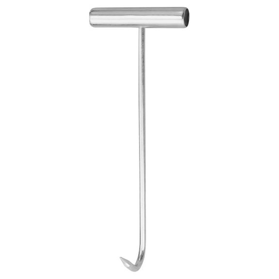 Uonlytech Handy Lifting Hook T-Shaped Metal Handheld Hook for Underground Utilities Access 1Pack