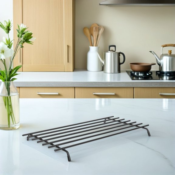 Uonlytech Heat Reflective Iron Mat for Kitchen Countertops with Heat Insulation and Stylish Design