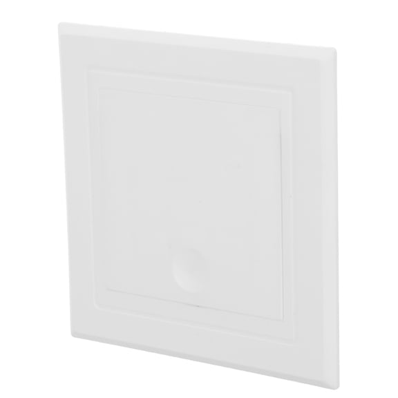 Uonlytech Home Renovation Plastic Access Panel with Self Adhesive Backing for Ceiling and Wall Maintenance in White