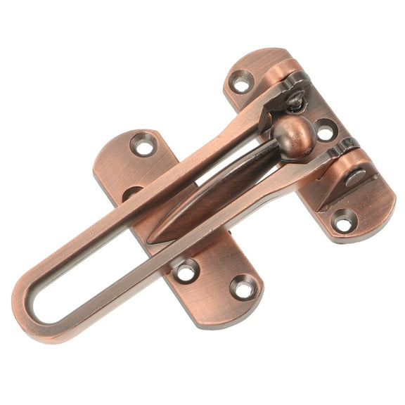 Uonlytech Home Use Coffee Metal Door Lock Latch Security Reinforcement with Vintage Design