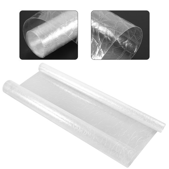 Uonlytech Home Window Decoration Privacy Film 1Pack White PVC Shielding Effect for Living Room and Bedroom Use