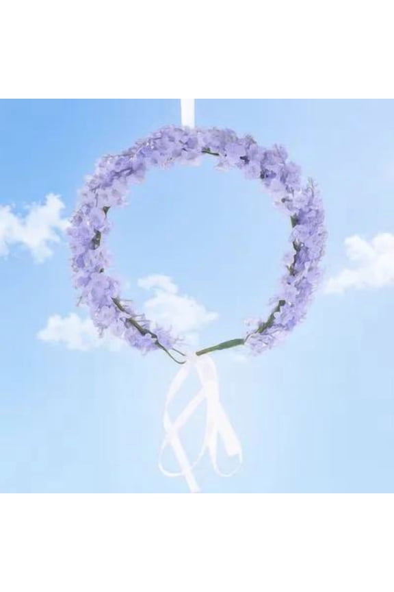 Sturdy Lavender Flower Crown Headpiece for Special Occasions