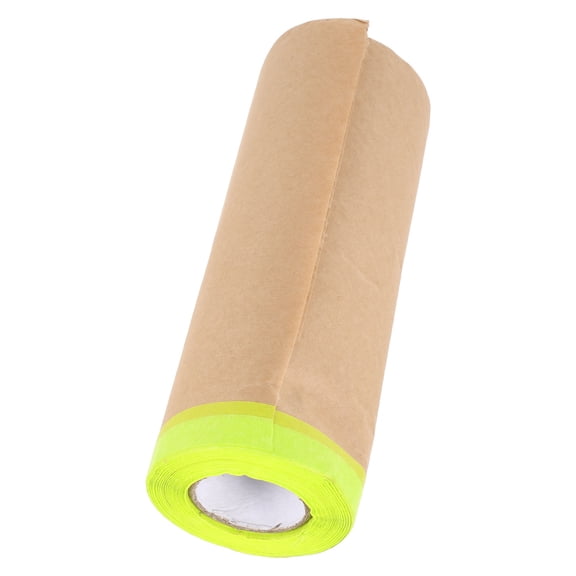 Uonlytech Light Brown Kraft Paper Masking Film for Home Furniture and Floor Protection during Painting