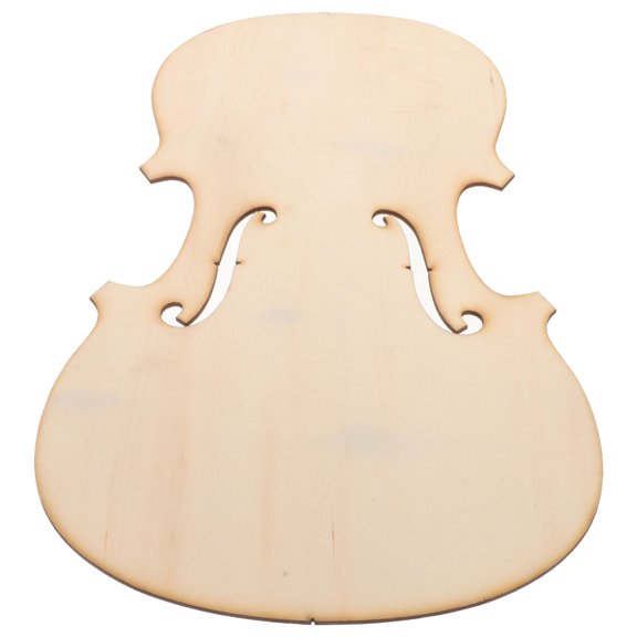 Uonlytech Light Brown Spruce Unfinished Violin Front Plate Ideal for DIY Violin Making and Instrument Repair