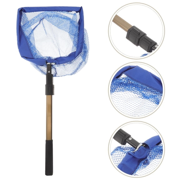 Uonlytech Lightweight Portable Ball Picker with Adjustable Telescopic Rod and High-End Nylon Mesh Material