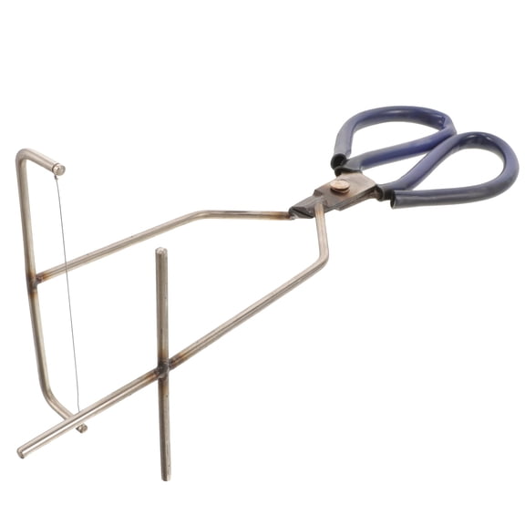 Uonlytech Multi Functional Pottery Glazing Plier Tool for Ceramic Enamel Clamping and Dipping with Metal Build