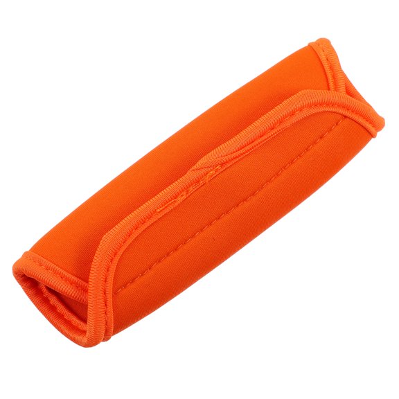 Uonlytech Orange Neoprene Handle Wrap for Luggage Comfortable Hand Protector with Adhesive Buckle Design