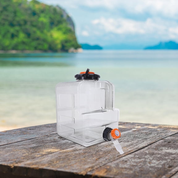 Uonlytech Durable Portable Water Jug with Tap for Camping and Fridge Storage