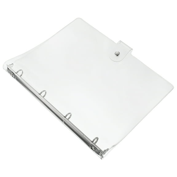 Uonlytech Plastic Transparent Notebook Cover Shell for Binder Journal and Planner Use