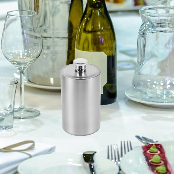 Uonlytech Portable Mini Flask Camping Wine Holder Leakproof 1Pcs