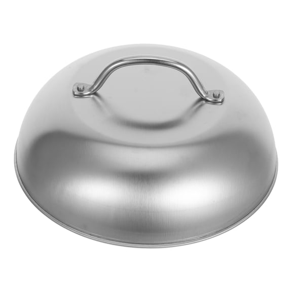 Uonlytech Portable Stainless Steel Grilling Dome Cover with Handle for Bbq Pots and Pans