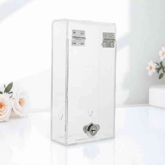 Uonlytech Portable Transparent Phone Locking Container Sturdy Electronic Lock Box for Home