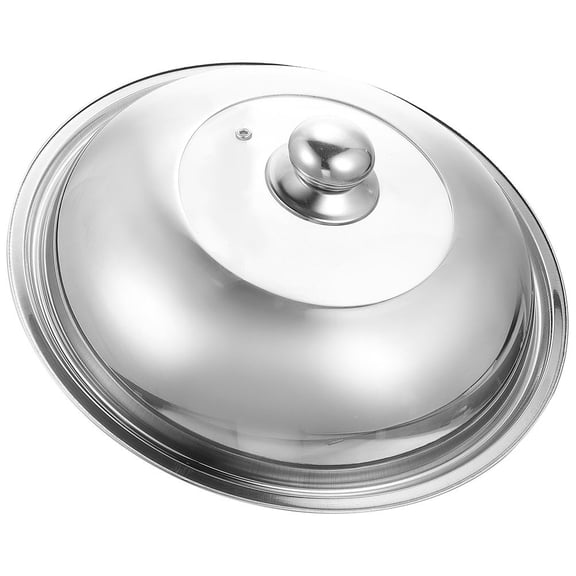 Uonlytech Reusable Stainless Steel Pot Lid with Handled Metal Cover for Various Pans