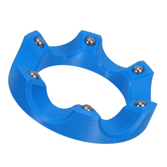 Uonlytech Rotating Bowling Ball Polisher Accessory Blue Non Slip Ball Cup for Workstation