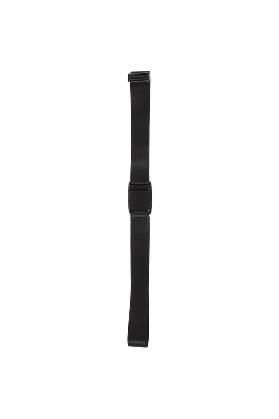 Shirt Lock Belt in Black Elastic Nylon for Strong Hold and Easy Shirt Tucking